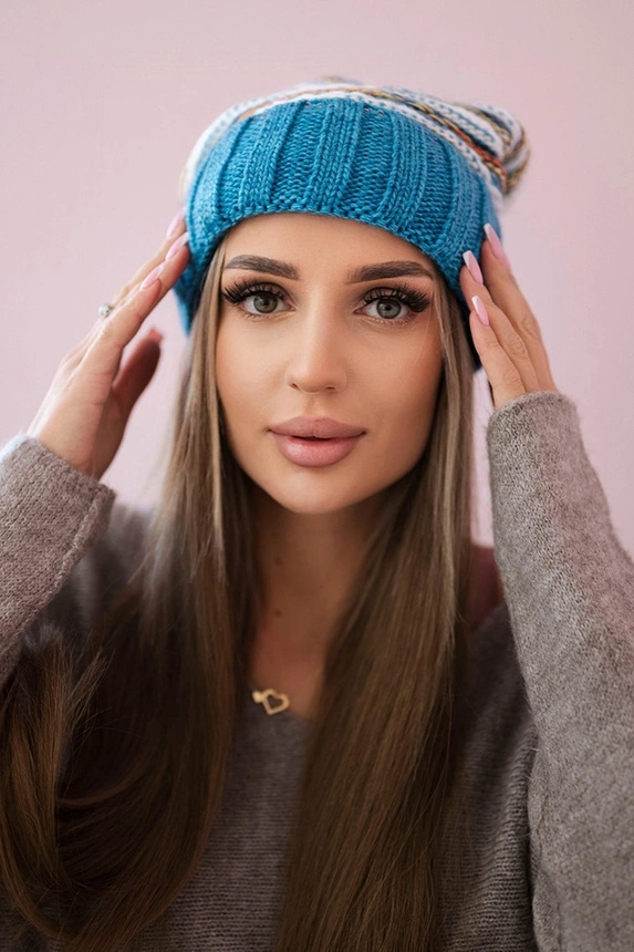 "Feba" moteriška kepurė K330 turquoise