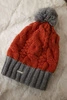 Cap with fleece Paris K212 foxy+gray