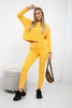 Set with oversized blouse mustard