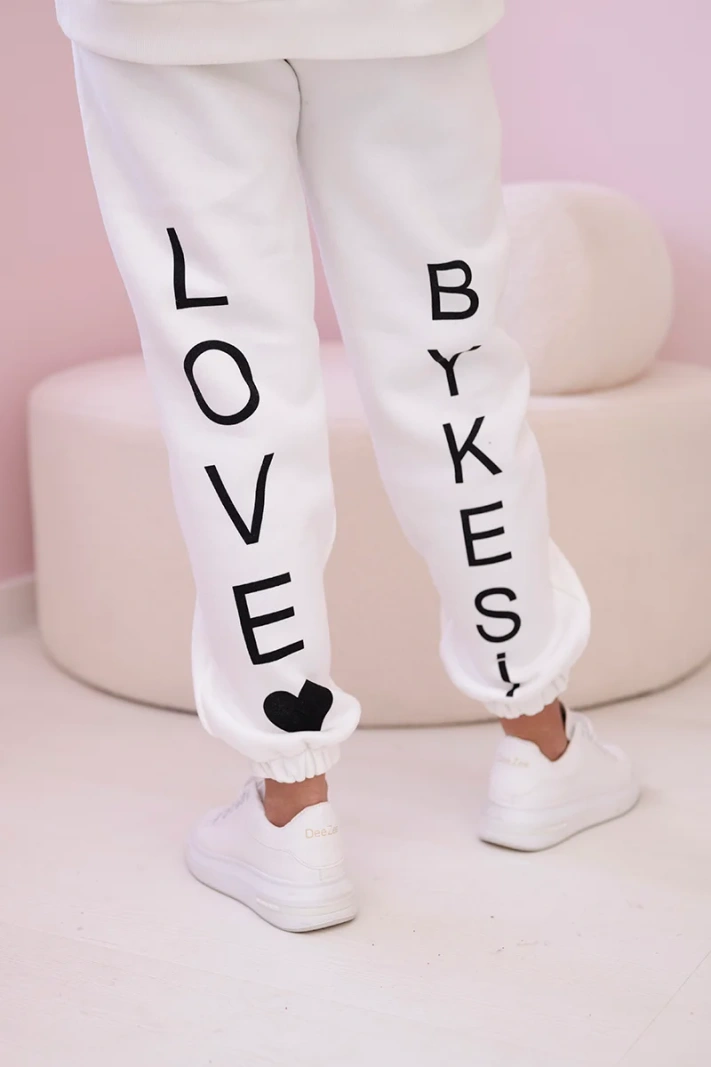 Printed cotton set ecru