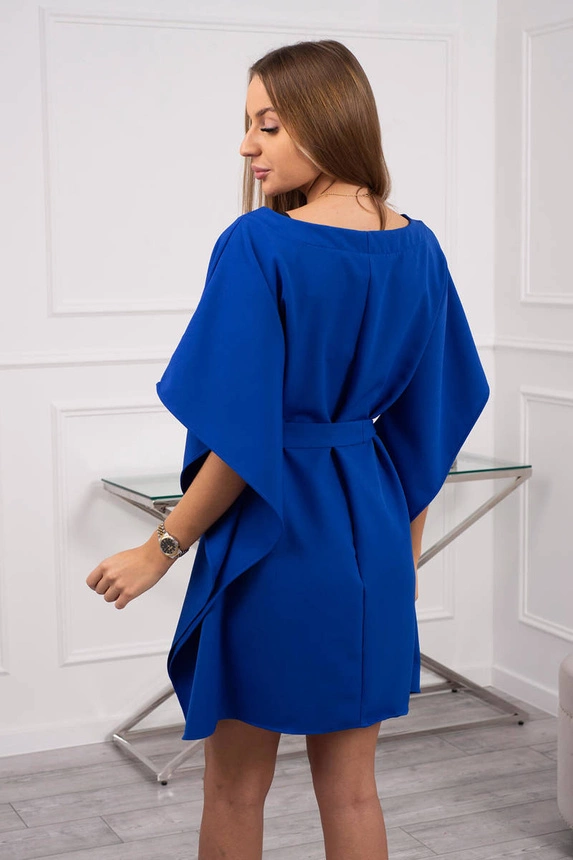 Sukienka nietoperz Oversize chabrowa