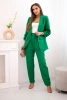 Elegant set of jackets and trousers green