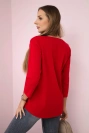Halenka s potiskem Summer Girl červená