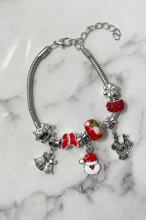 Christmas Bracelet SL433-29 Santa's Head