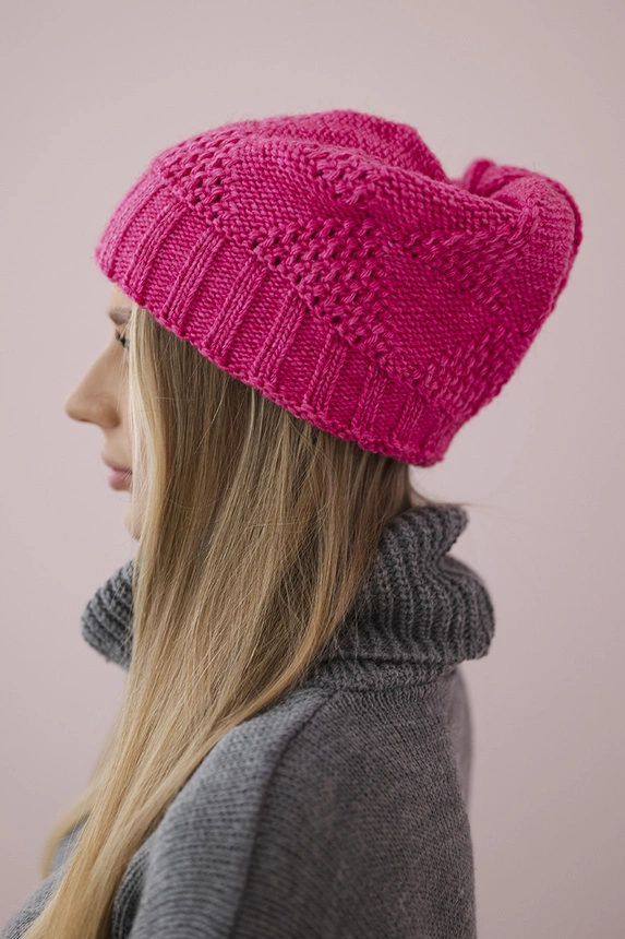 Damenmütze Danuta K331 rosa