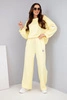 Women’s set butter sweatshirt + pants yellow