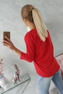 Blouse with print Original red