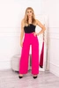 Pants with a wide leg fuchsia