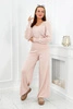 Sweater set dark powdered pink