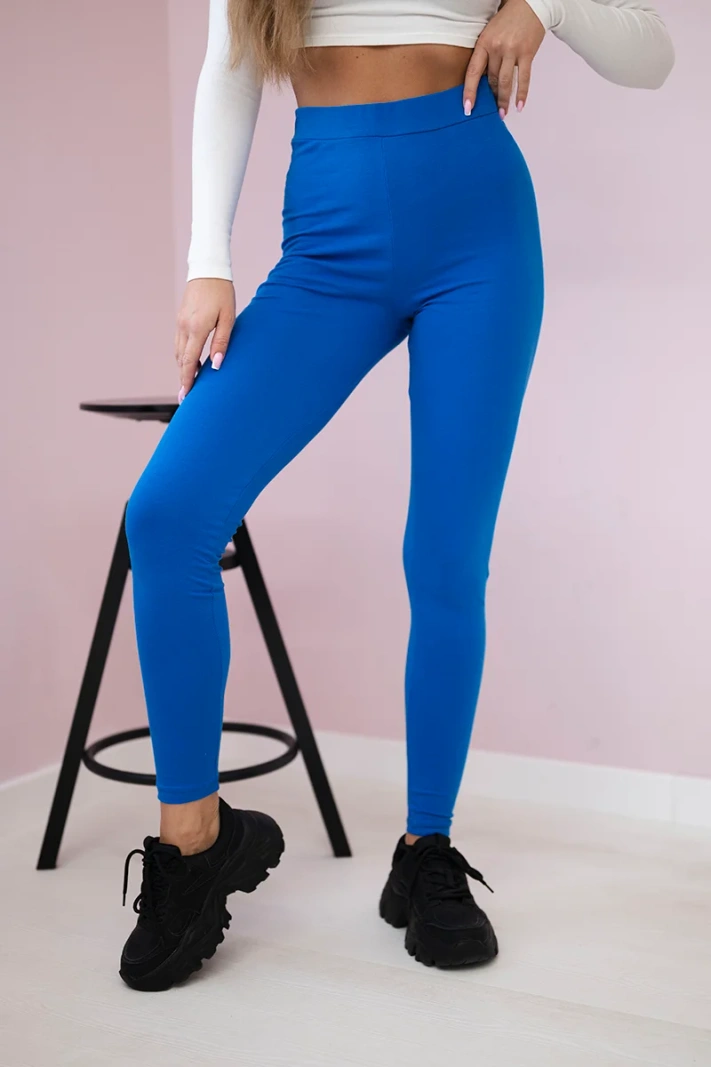 Pants leggings Brooklyn mauve-blue