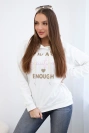 Cotton hoodie ecru