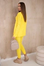 3-piece sweater set yellow