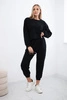 Viskose-Set Amour Sweatshirt + Hose schwarz