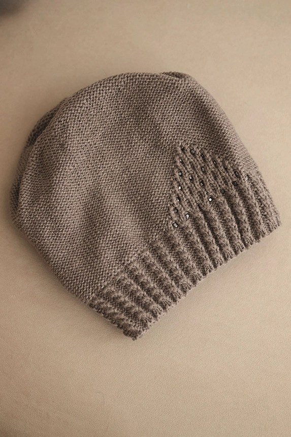 Cap with turn up Magda K293 camel