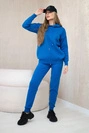 Komplet sweterkowy Bluza + Spodnie jeansowy