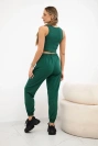 Grünes Top+Hose-Set