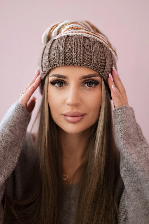 Women's cap Feba K330 mocca