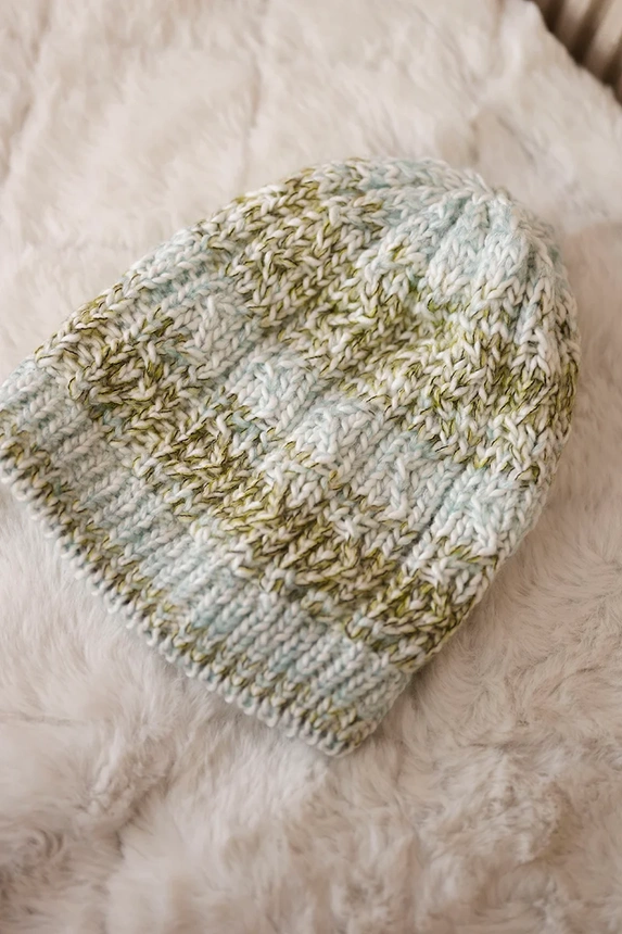 Fleecová čepice Melisa K241 mint+olive