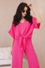 Bluse und Hosen-Set rosa