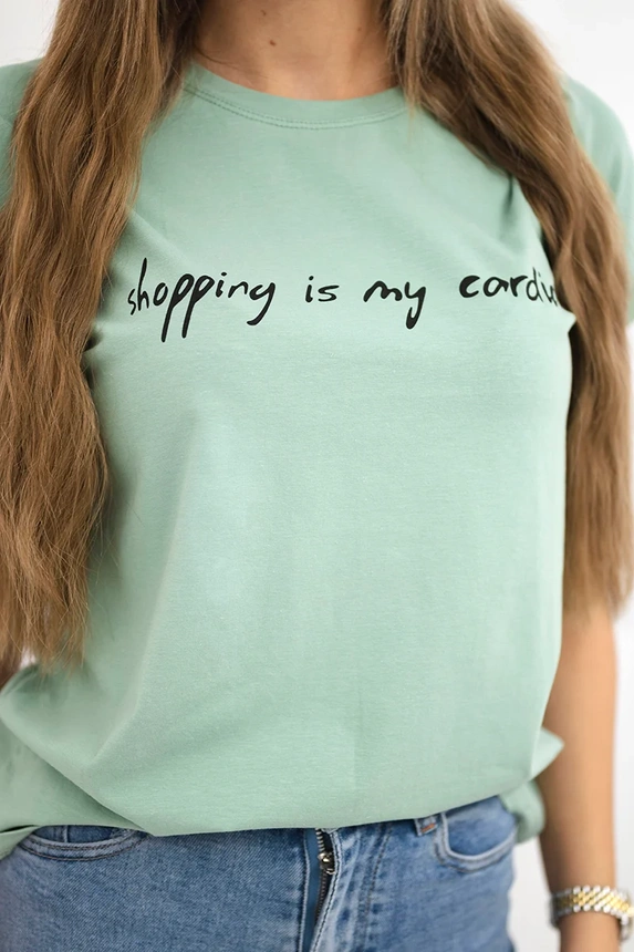 Blouse Shopping is my cardio dark mint