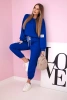 Set sweatshirt + pants buttery fabric cornflower blue