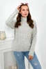 Pullover mit Rollkragen pilka