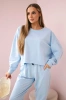 2-teiliges Set Bluse + Hose blau