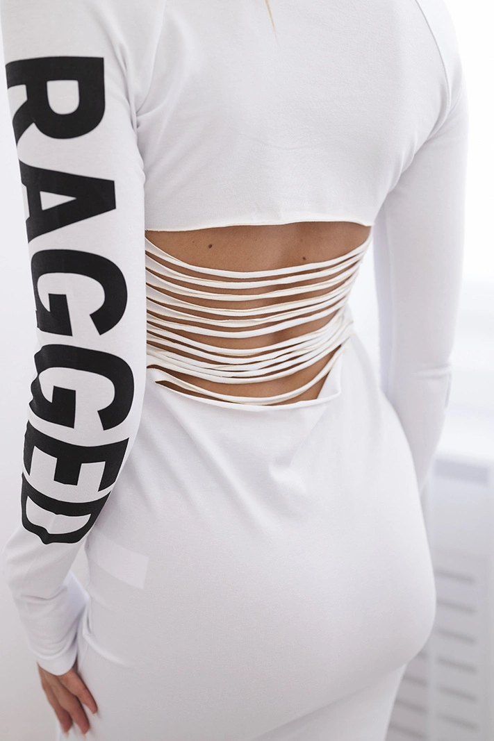 Zerlumptes weißes Kleid