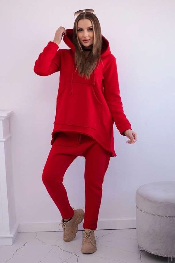 Set with pants Baggy red