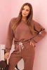 Set sweatshirt + pants chocolate butter