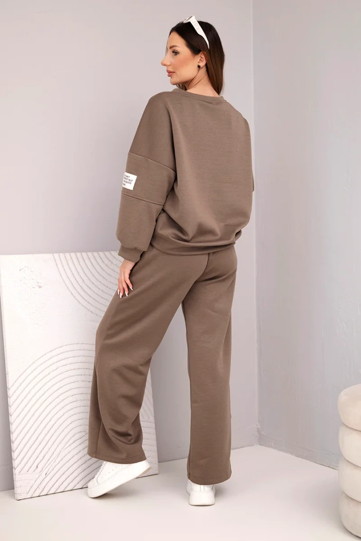 Damen-Set Butter Sweatshirt + Hose fango