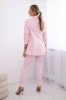 Elegantes Jacken- und Hosenset Bonbon-Pink