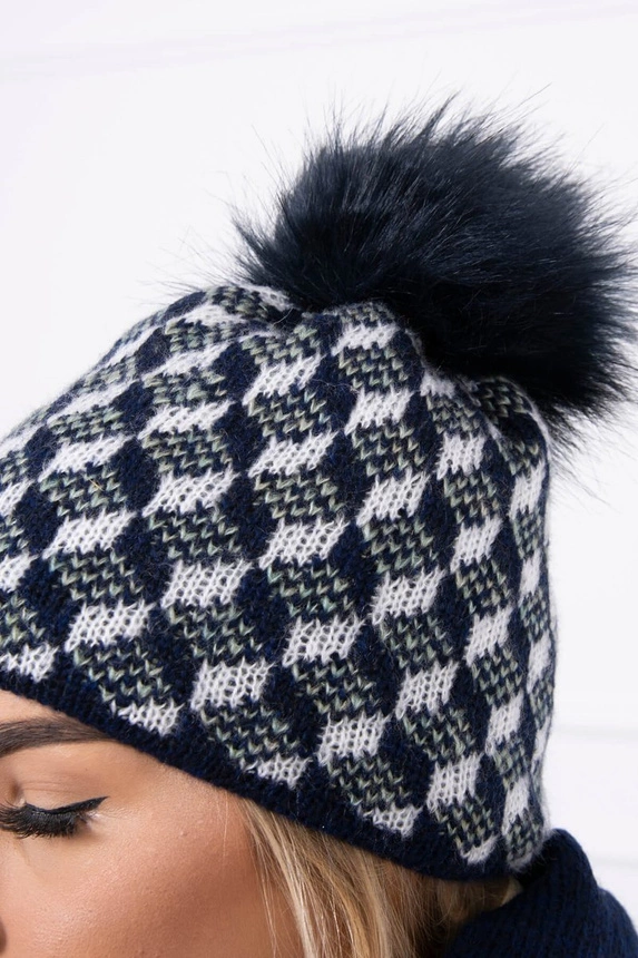 Women's set K155 navy blue