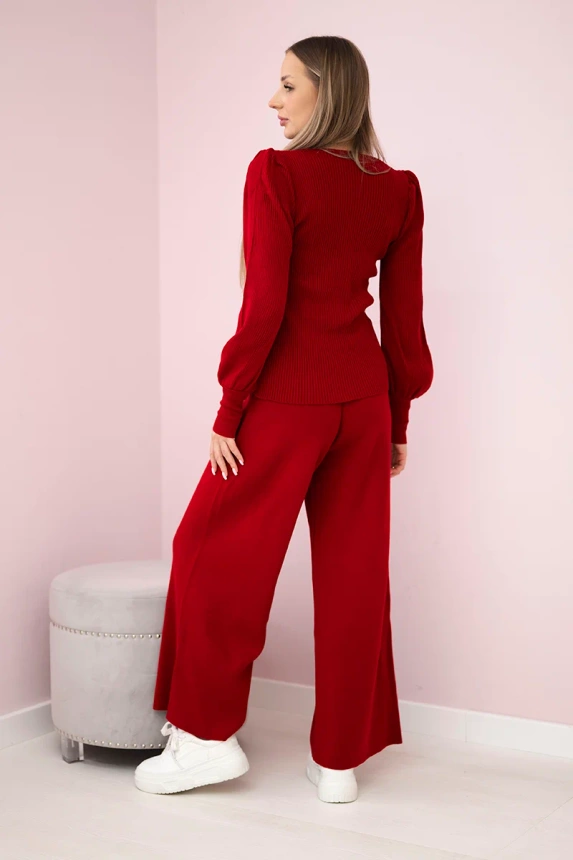 Sweater set red