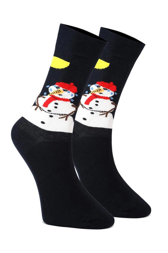 Unisex vianočné ponožky na darček – súprava 3 párov mix farieb