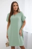 Dress with pockets dark mint