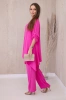 Set Bluse + Hose mit Anhänger Fuchsia