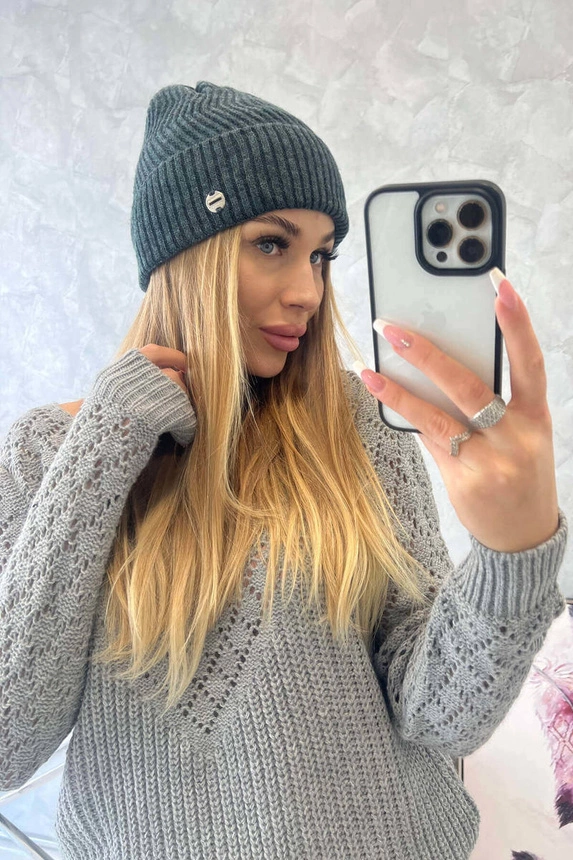 Plonas dangtelis Oliwia K252 grafitas+marinas