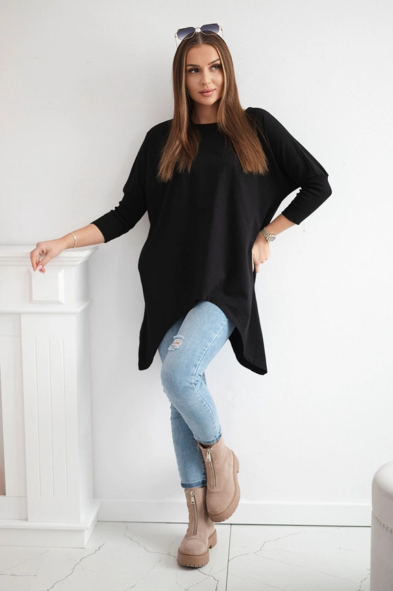 Blouse oversize black