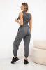 Set of top+pants graphite