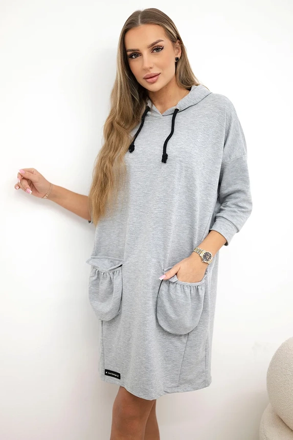 Hooded dress gray