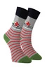 Weihnachtliche Unisex-Socken als Geschenk – Set mit 3 Paar in verschiedenen Farben