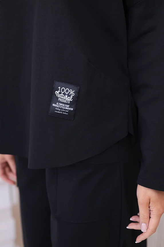 Set der neuen Punto Sweatshirt-Hose Schwarz