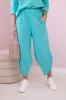 Cotton sweatshirt pants set mint