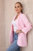 Blazer mit Revers elegant Bonbon-Pink