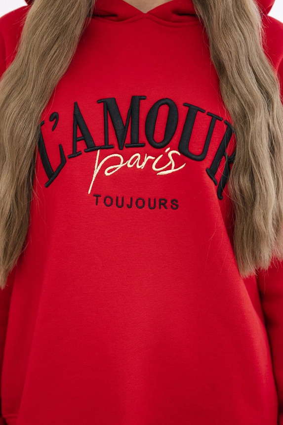 Isoliertes Set L'Amour rot