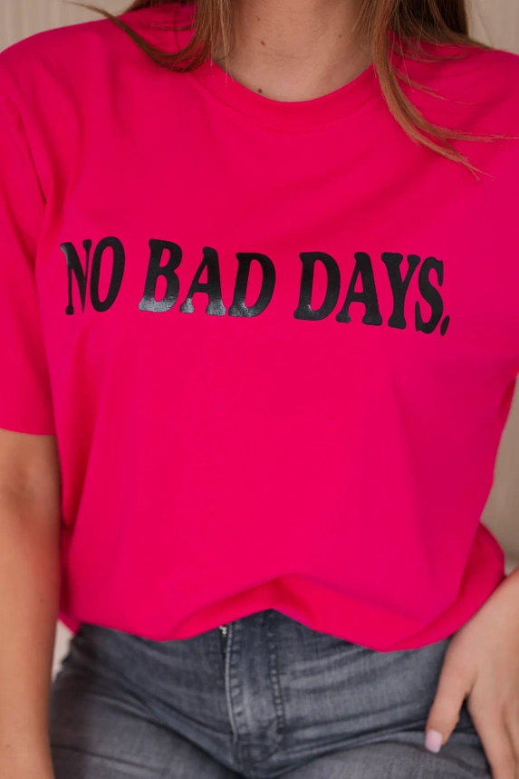 Medvilninė palaidinė No Bad Days Fuksija