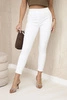 Jeans with a bow white 