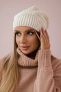 Dámska čiapka Ingrid K371 ecru