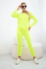 Trainingsanzug Set gelb neon